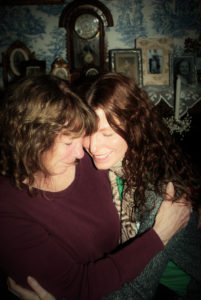 memories of mom, a mom and daughter hugging...