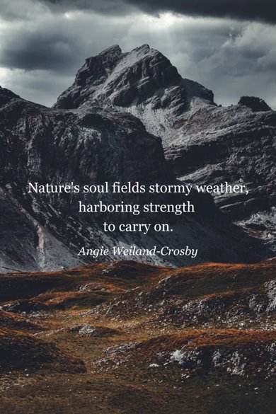 nature soul quote