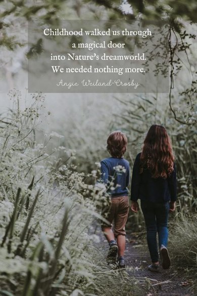 childhood nature quote