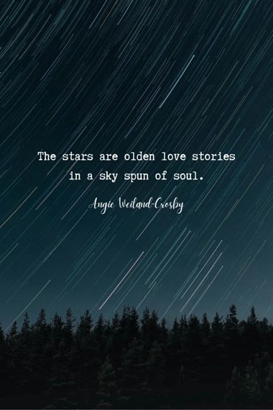 the stars are olden love stories quote