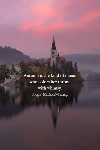 Autumn is the kind of queen quote
