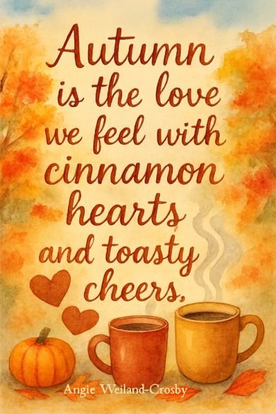 Autumn is the love we feel quote