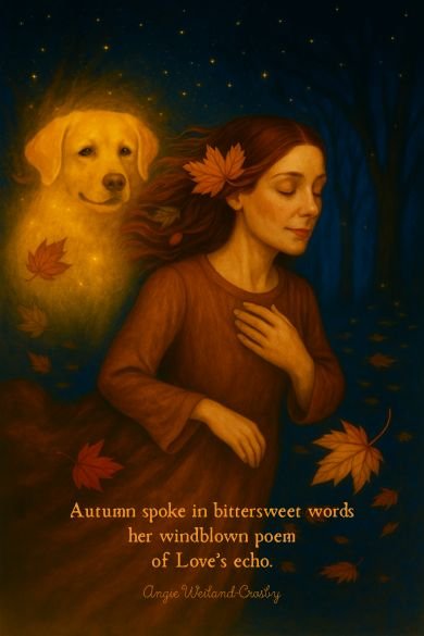 Autumn spoke in bittersweet words quote