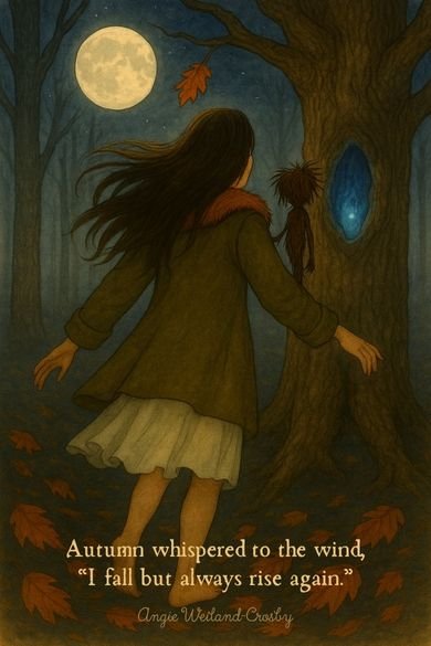 Autumn whispered to the wind, “I fall but always rise again.”